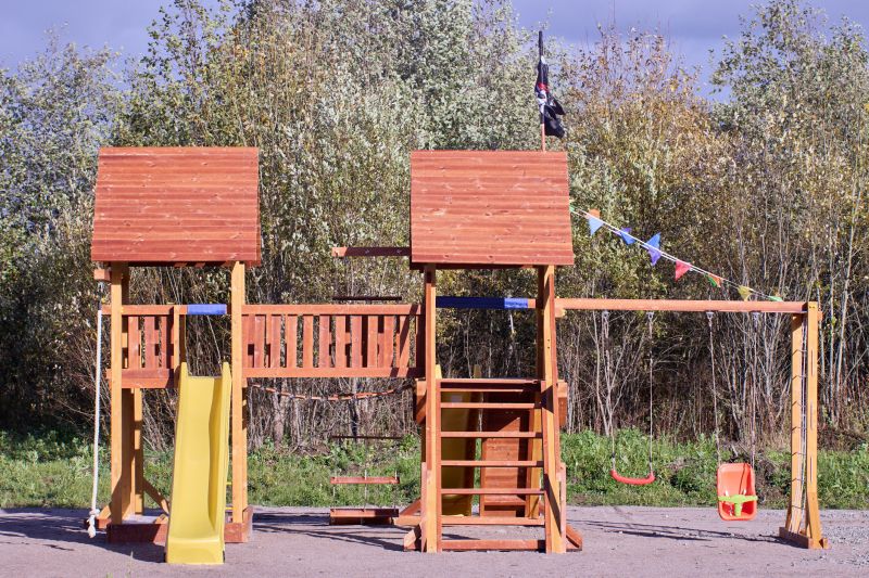 Wooden Swing Set Installation in Littleton, CO