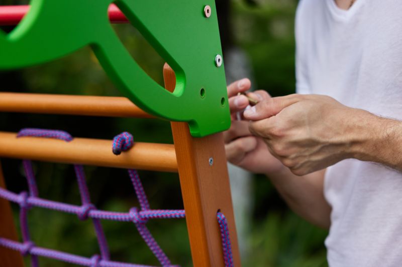 Wooden Playset Installation in Overland Park, KS